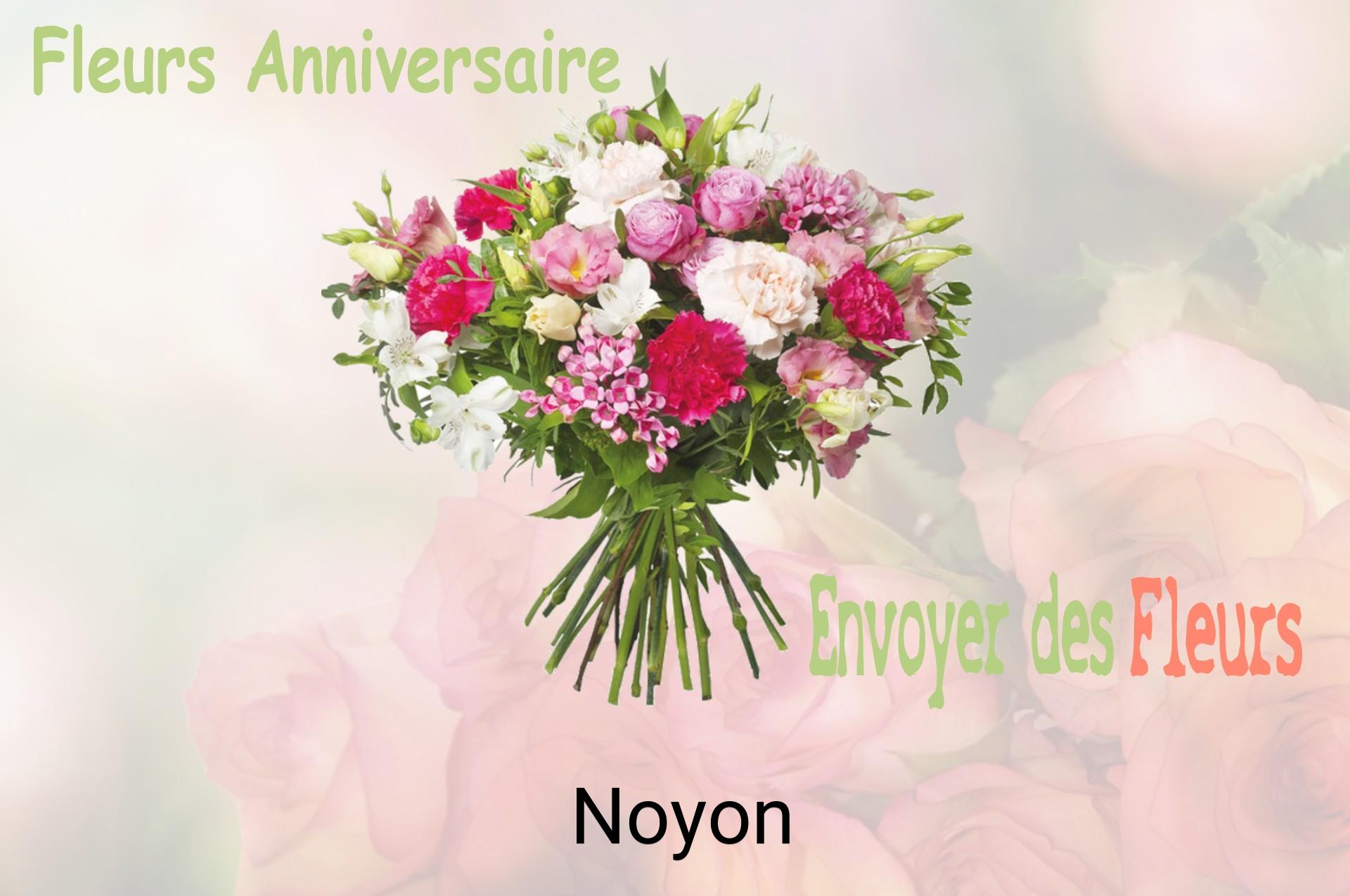Bouquet de fleurs d’anniversaire livré à Noyon